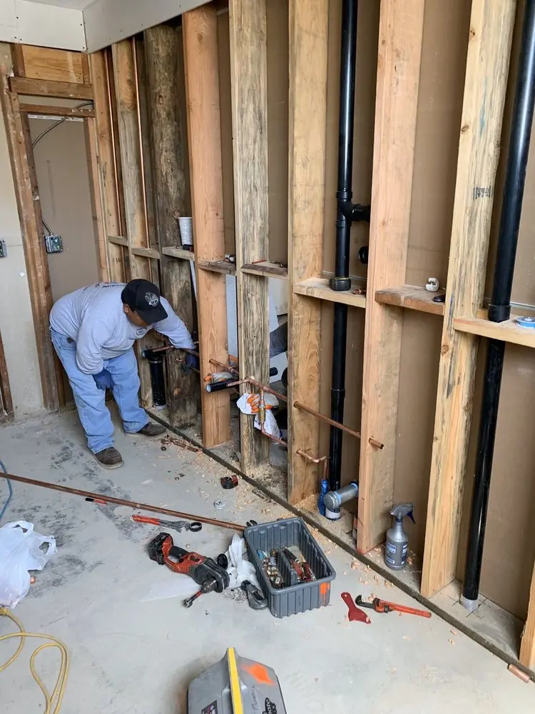 Commercial rough-in plumbing for Water Heater Replacement in Hope Ranch Bridle Trails
